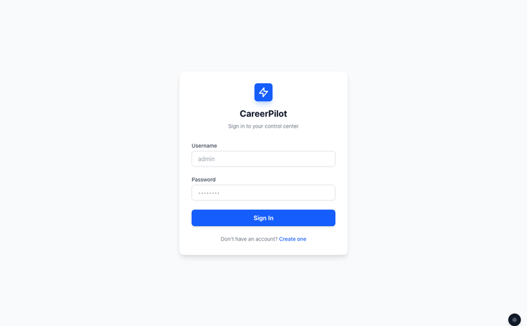 CareerPilot app animated preview